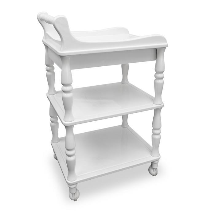 Classic Utility Cart with Push Handle and Drawer