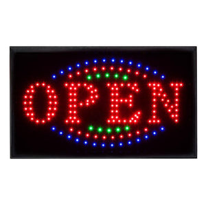 U-39A2 LED open sign with flashing border